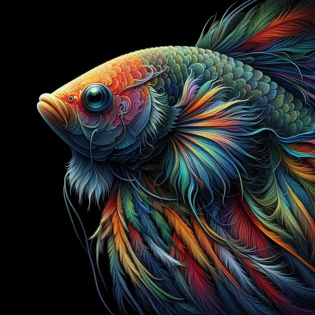 Alphabet Animals: F--Fanciful Flashy Feathered Fish