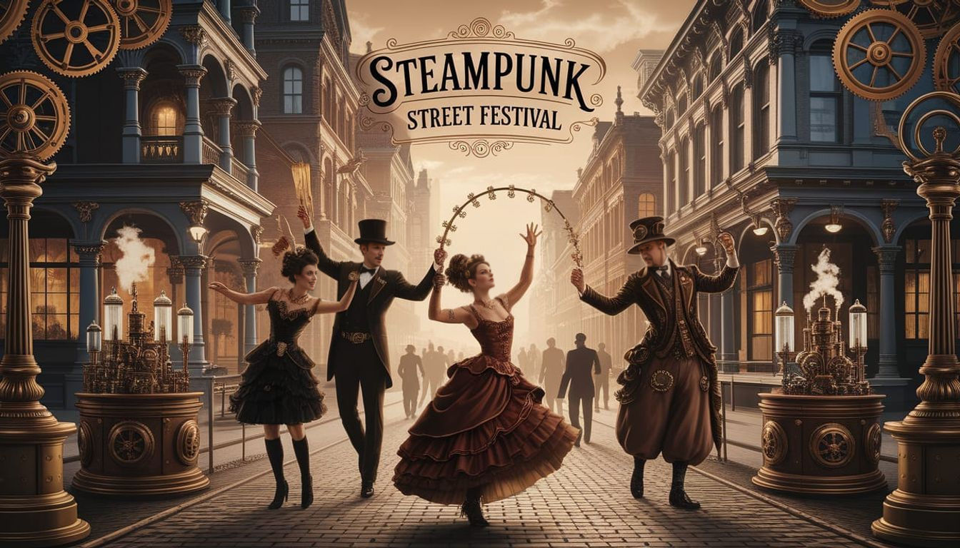 Steampunk Street Festival   by @Angelik