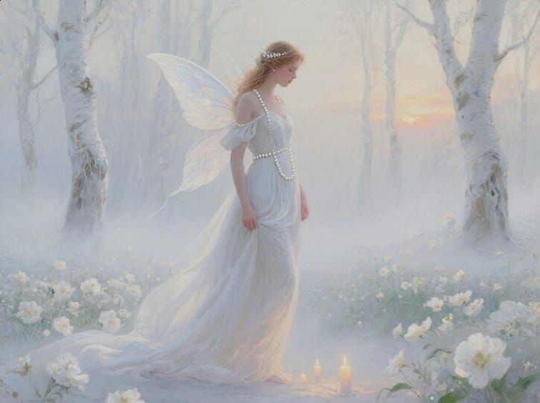 8/13/2025-White Fairy 6 Art By Archangel Tara
