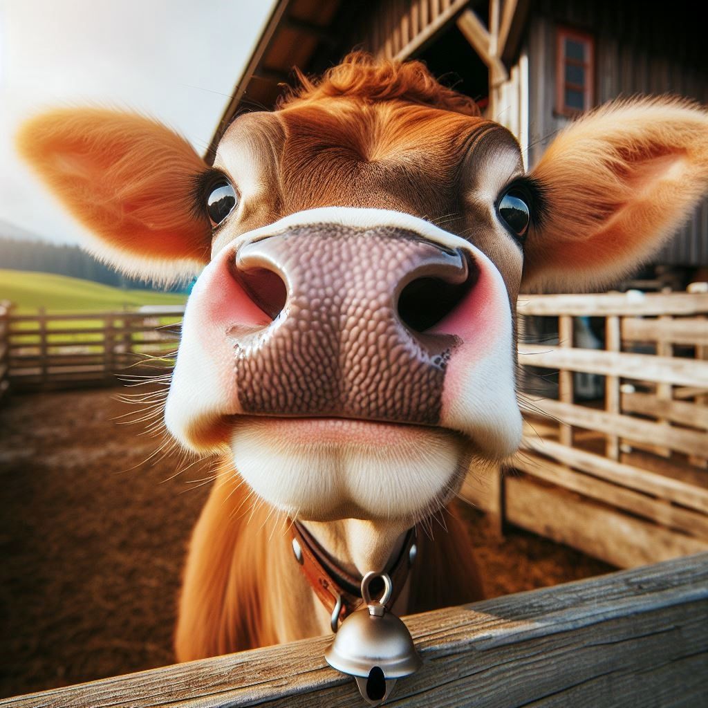 Curious cow