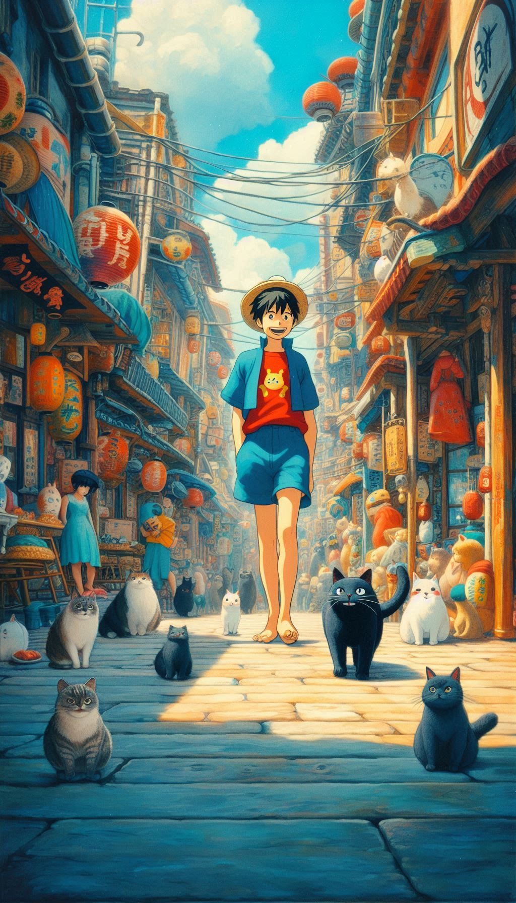 Toro & Manx Go for a Walk