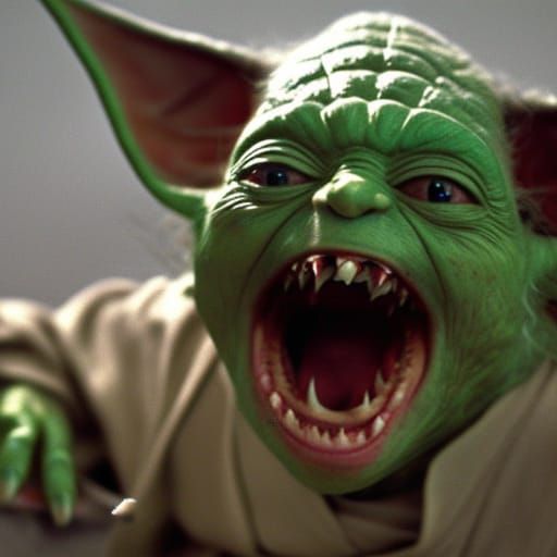 Other Deranged Members of Yoda's Species Scream to Show Thei...