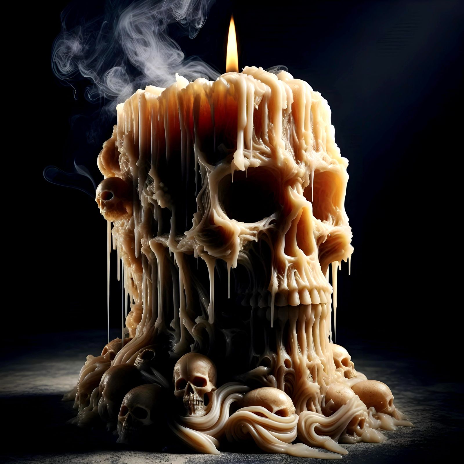 Candle skull