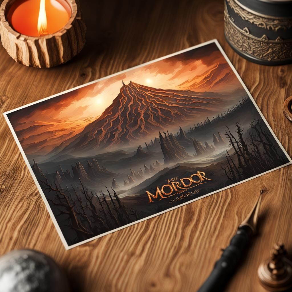 Postcard from Frodo  by @PugArtsy