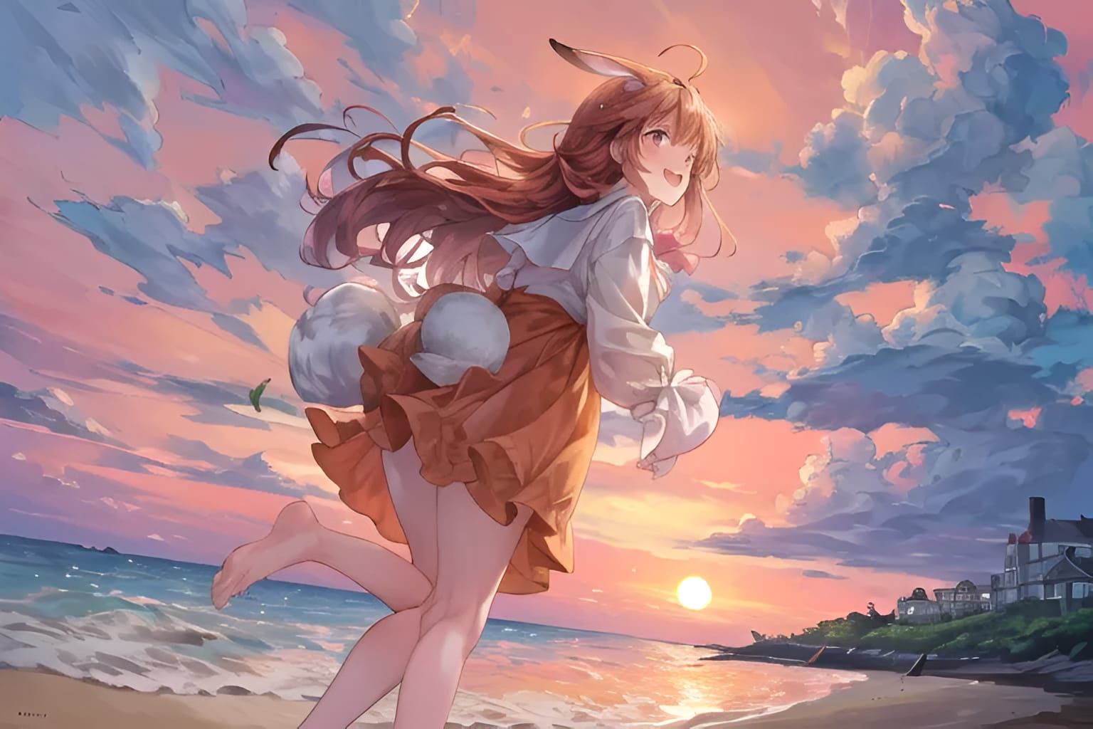 Sunset Beach Happiness