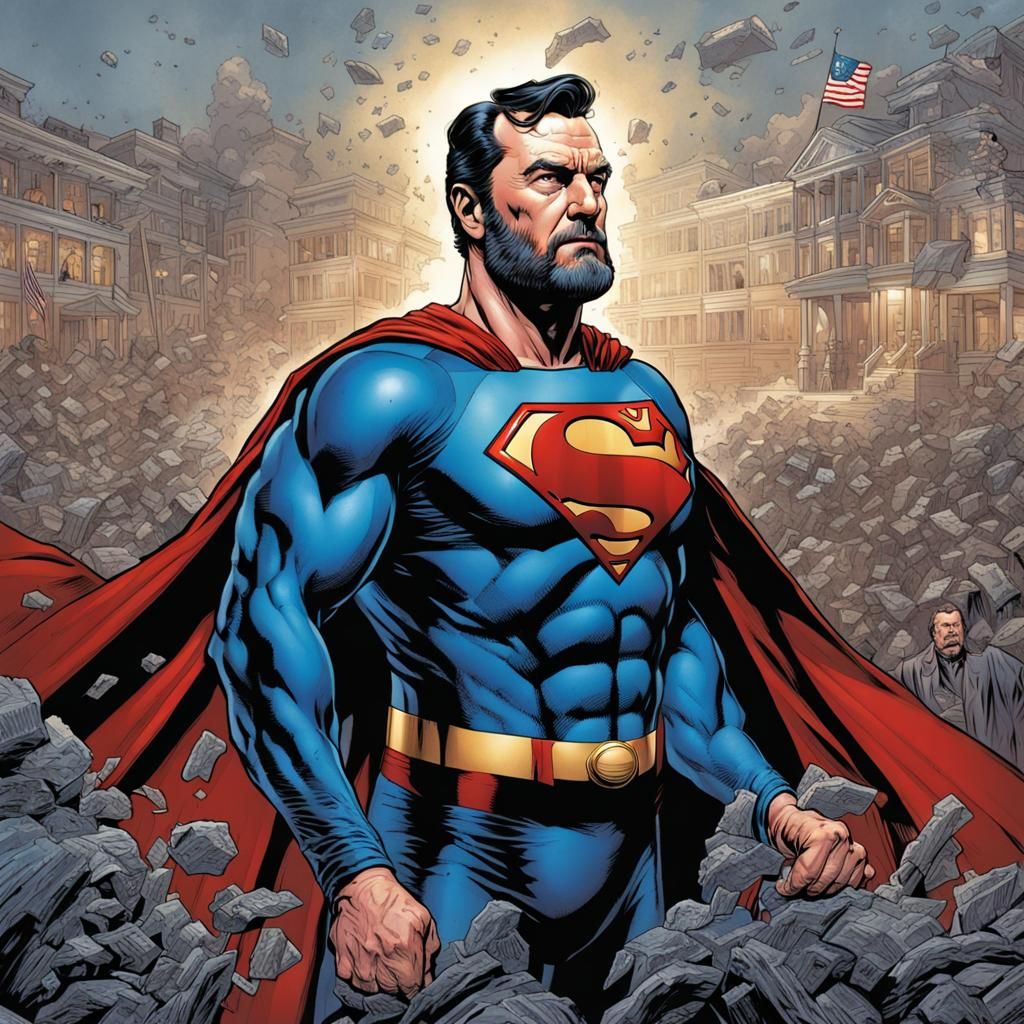 President Ulysses S. Grant  as Superman Mark Brooks and Dan ...