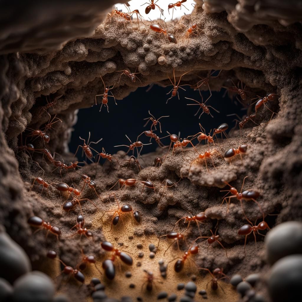 Ant Colony AI Generated Artwork NightCafe Creator