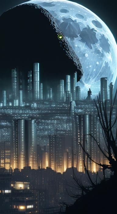 City on the moon

, Biotechnology, trans humanism ,