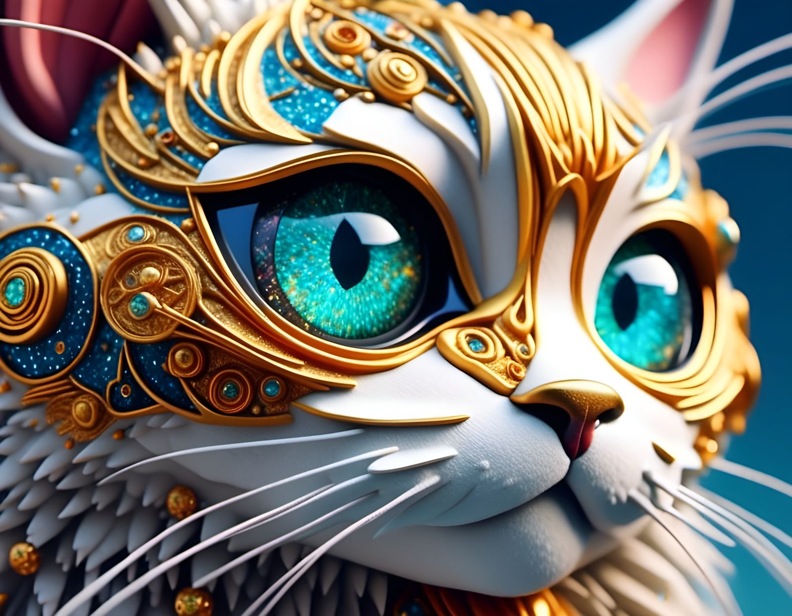 Cat with beautiful eyes