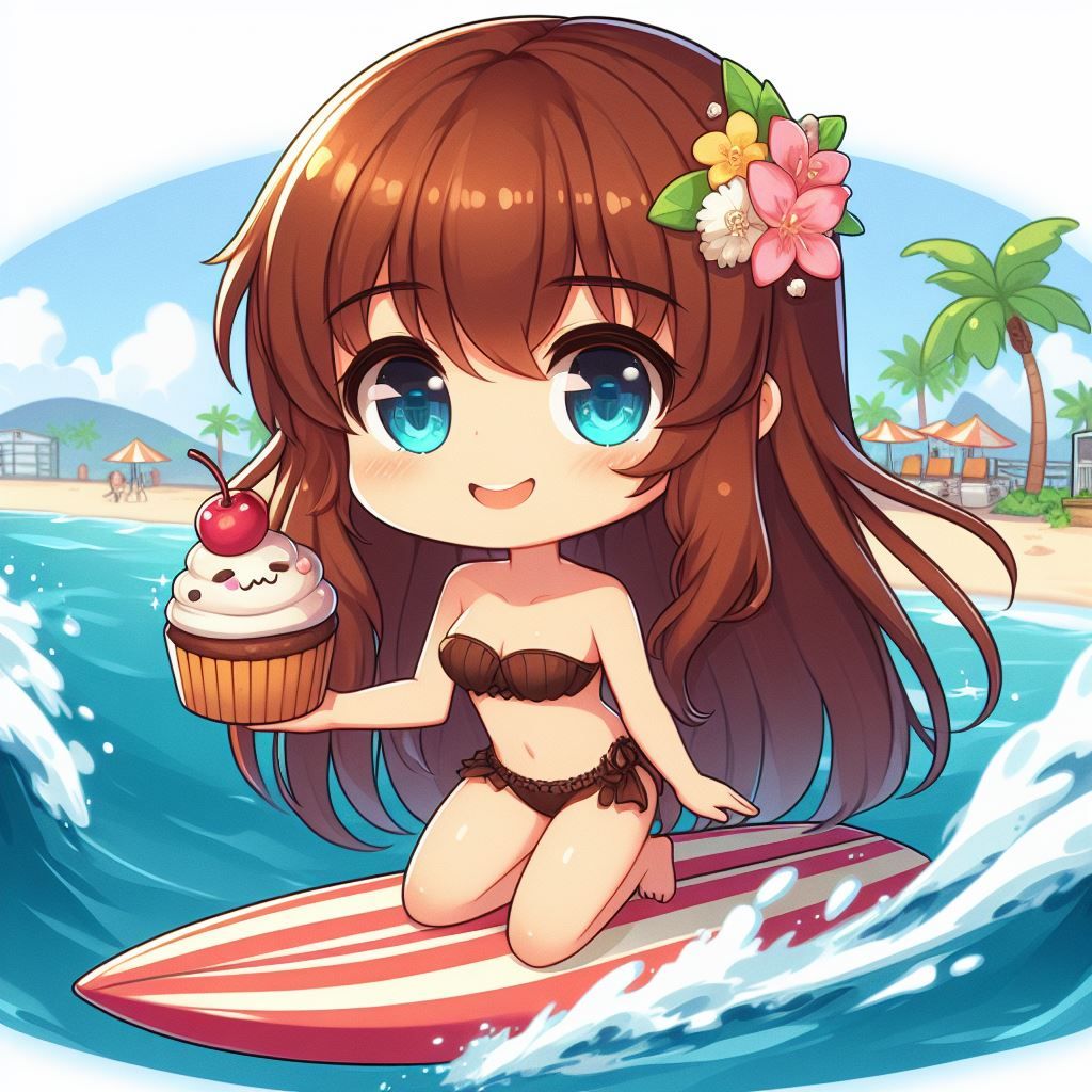 Cute Jan surfing