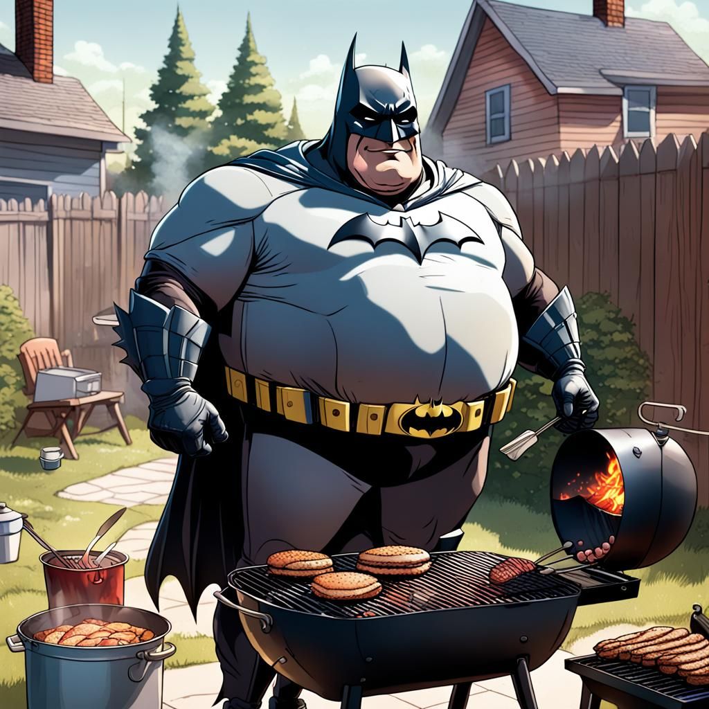 Batman getting old  by @undefined