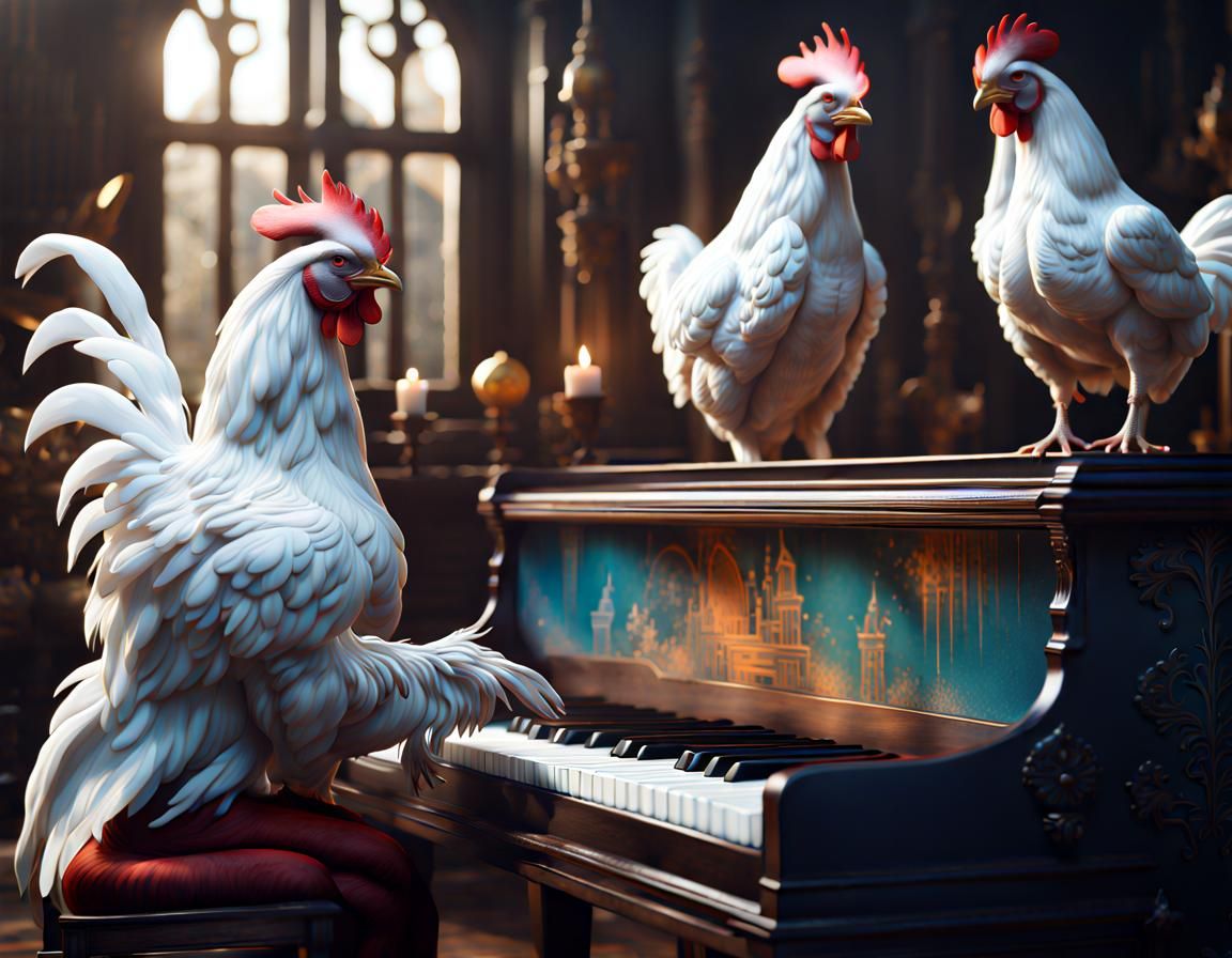 Don't say "stupid chicken" - maybe it can do more than you!  by @germanbrush