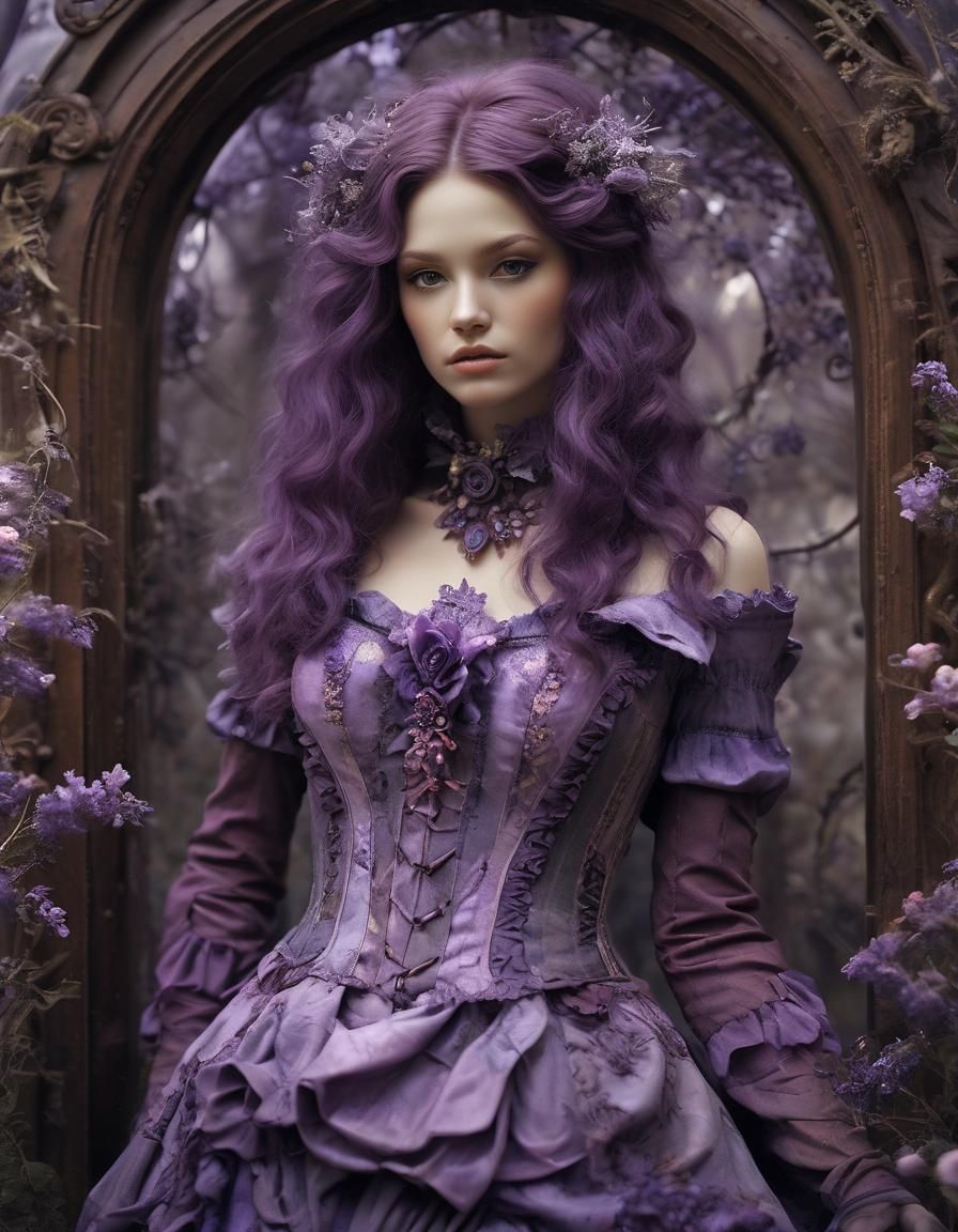 Purple Victorian Fantasy