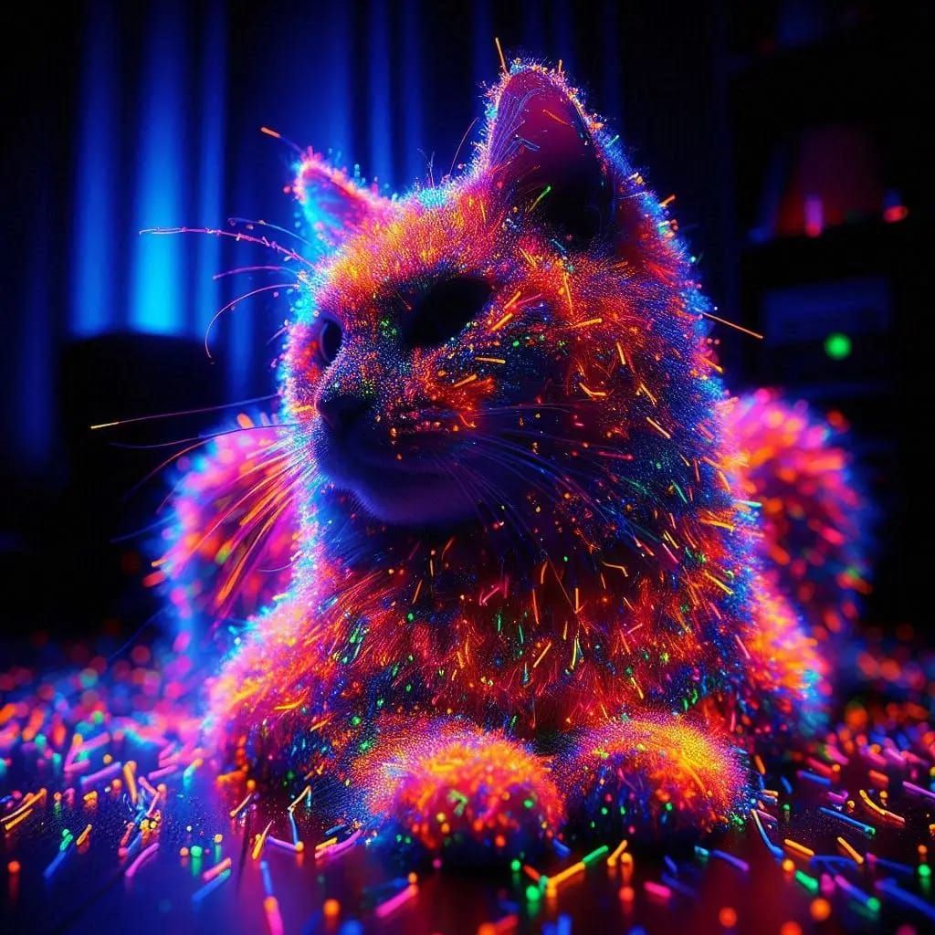 Neon Cat