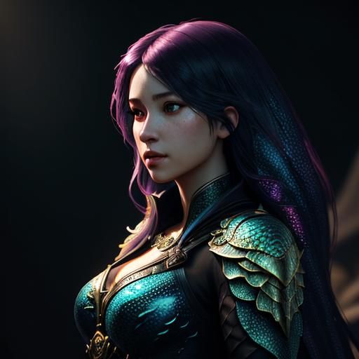 Female, Mermaid, Scaley, Innocent, Oracle