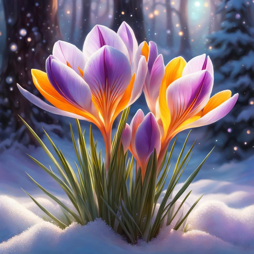 Crocus blossoming  by @naturx