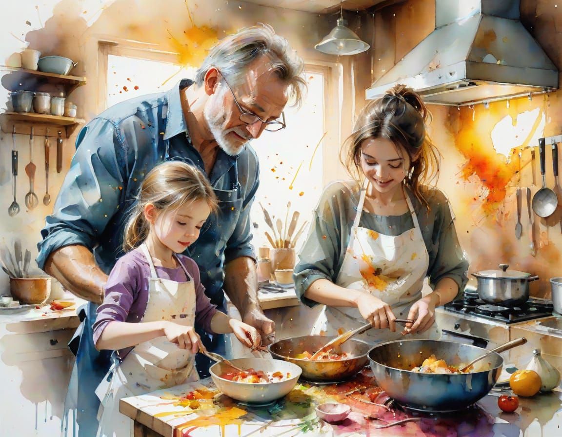 dad mode dinner time  by @Sasha