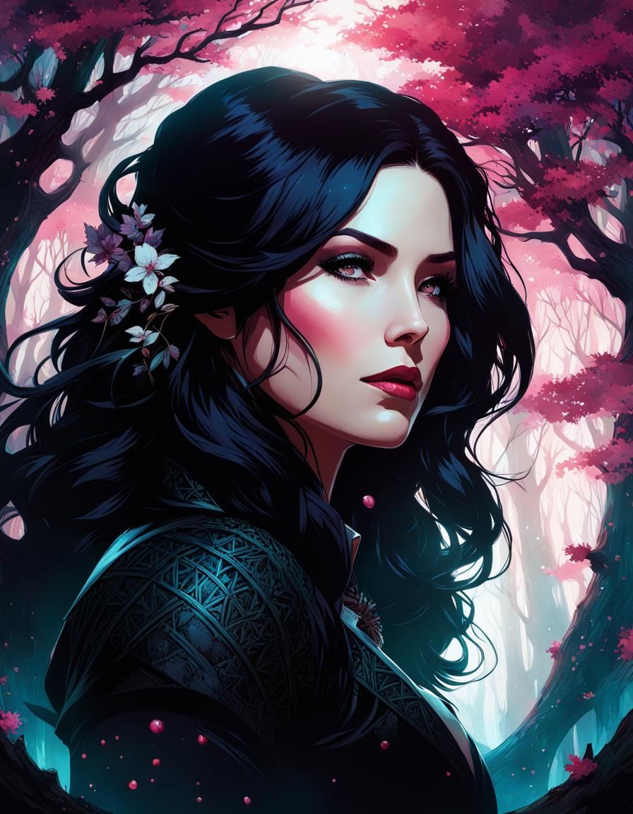 Yennefer of Vengerberg - AI Generated Artwork - NightCafe Creator