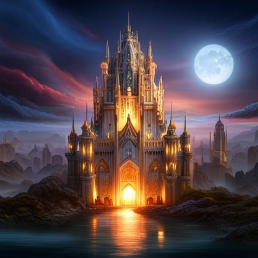 Enchanted Castle - AI Generated Artwork - NightCafe Creator