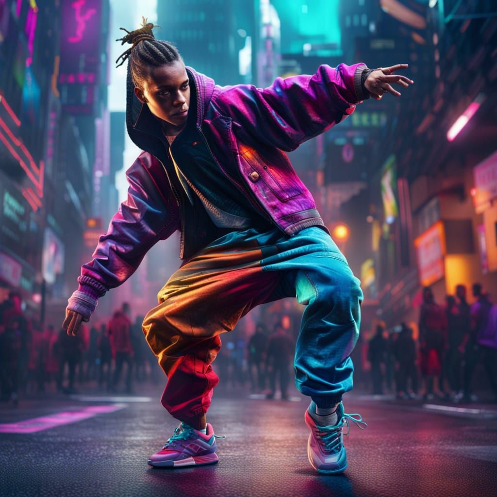 Street Dancer  by @mathy_art_girl_305