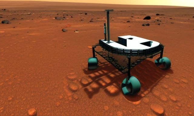 Gas station on Mars