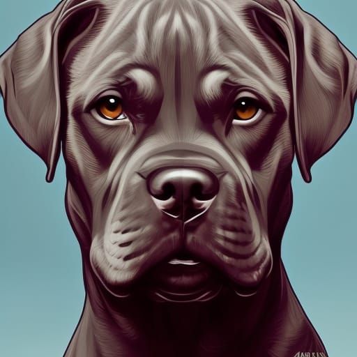 Cane Corso - AI Generated Artwork - NightCafe Creator