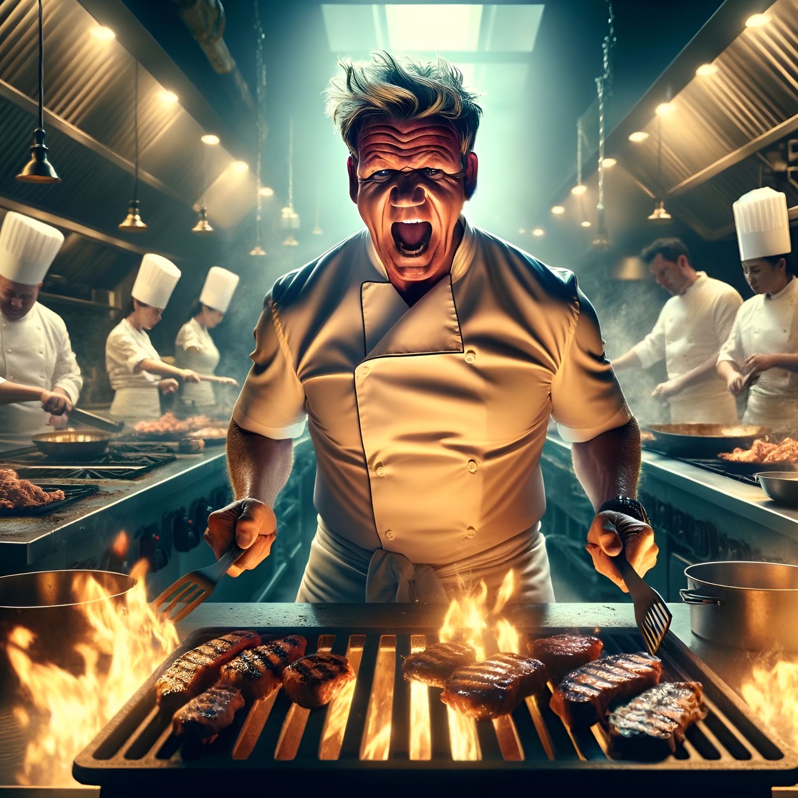 Get out of my kitchen!