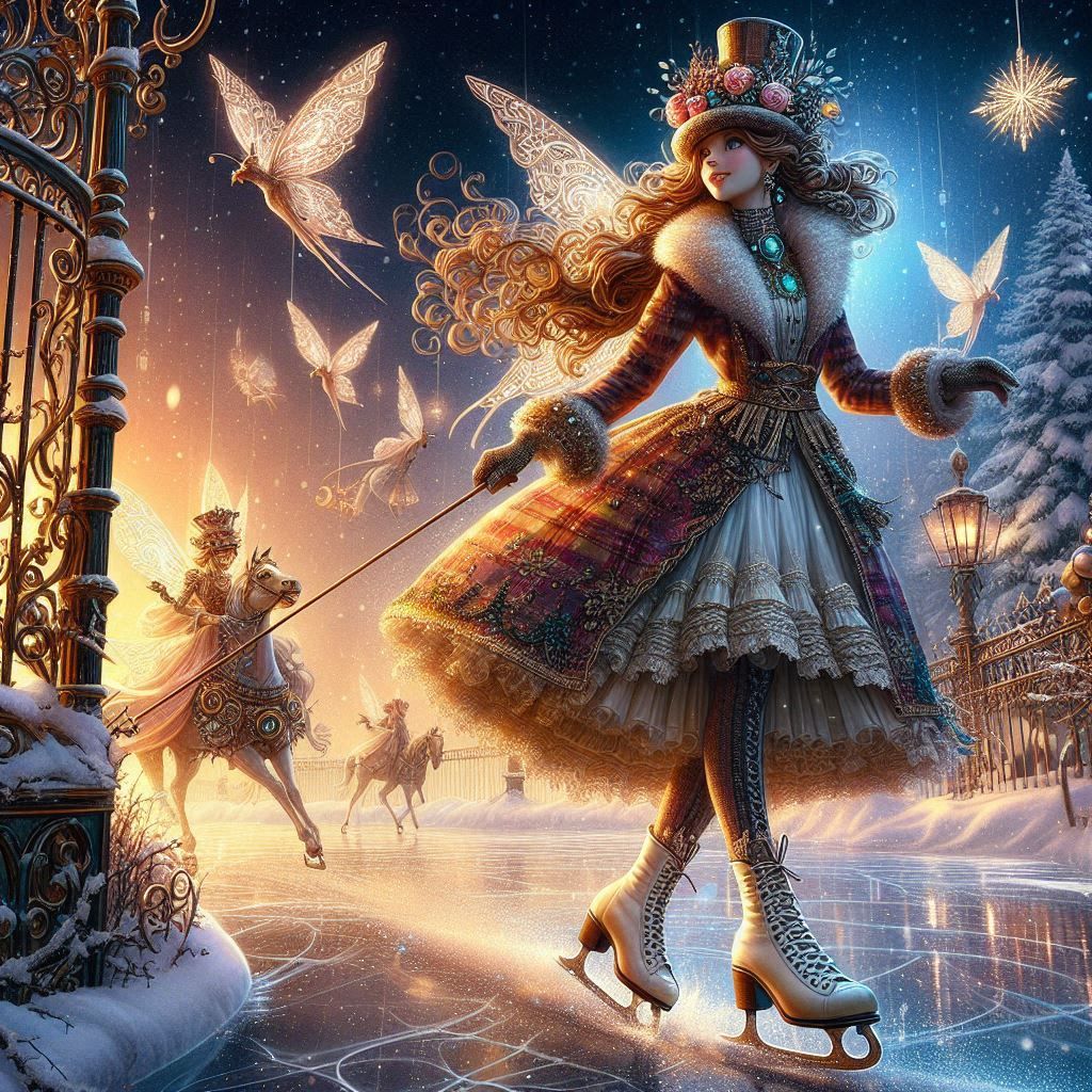 Ice skating fairies