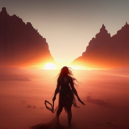 Desert sunrise