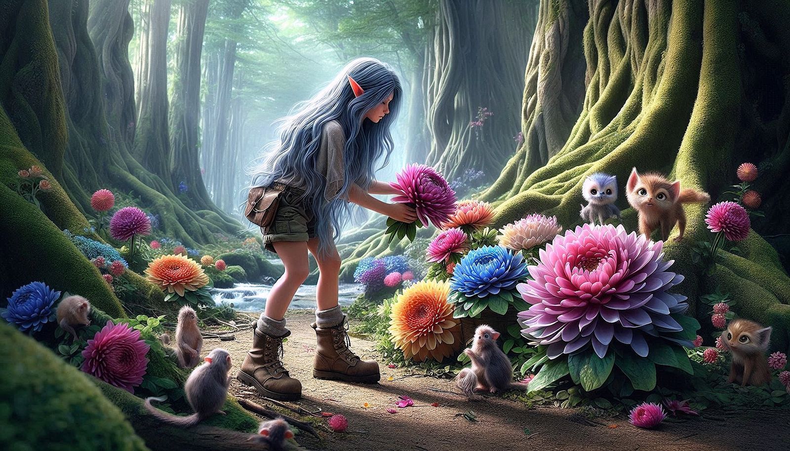 In the ancient forest