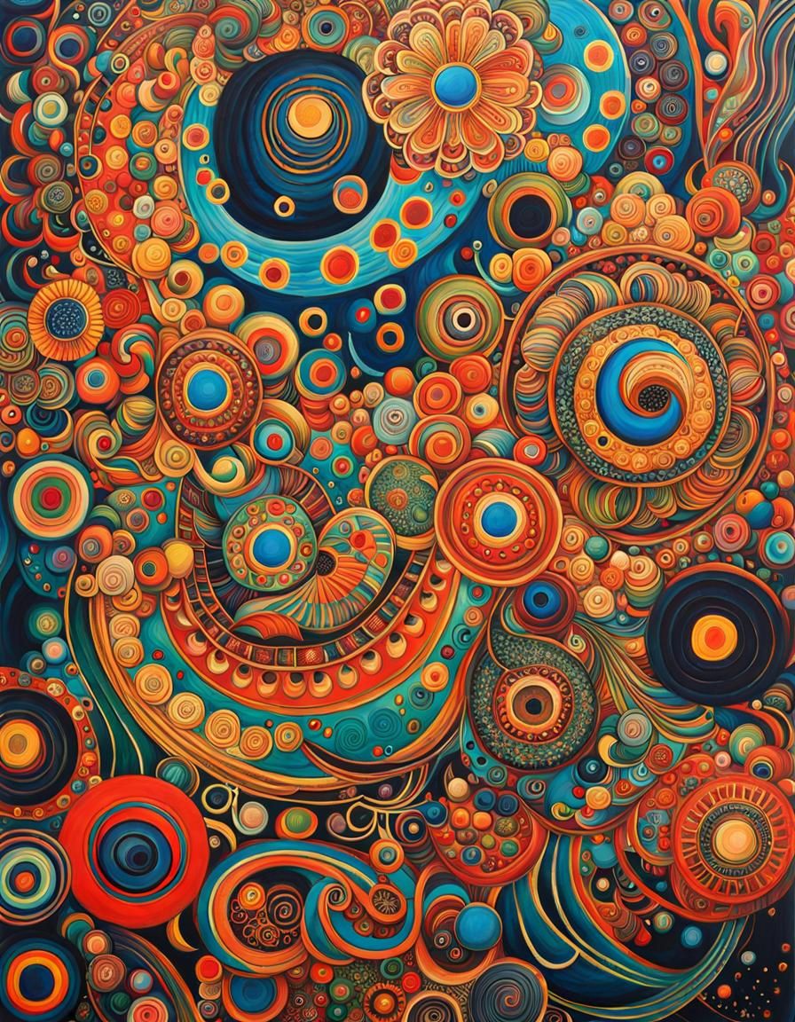 Maximalism art AI Generated Artwork NightCafe Creator