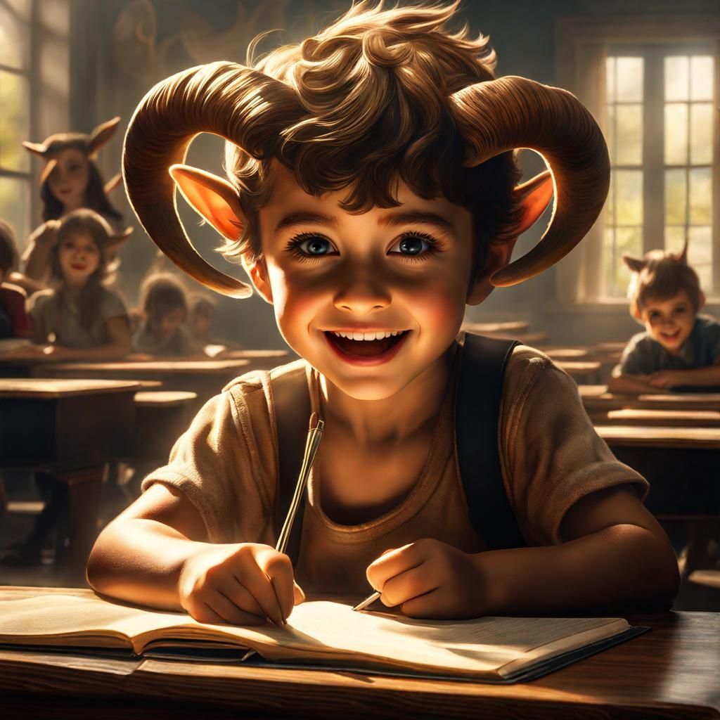 little faun and friends first day at school