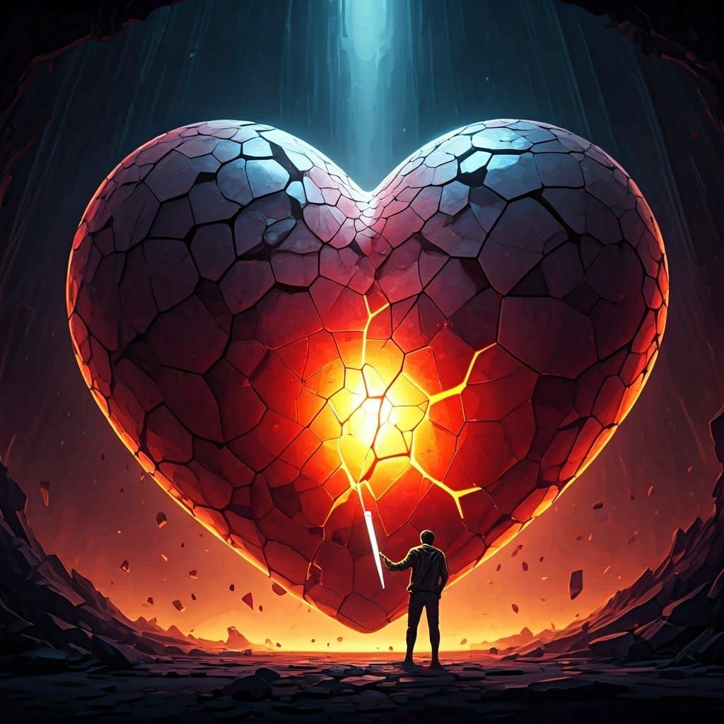 A Lone Heart Healer, Reassembling a Shattered Heart in a Whi...
