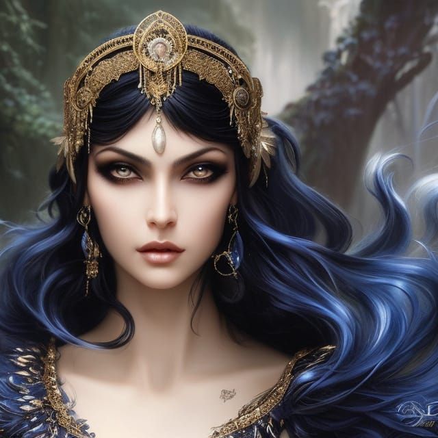 beautiful enchantress - AI Generated Artwork - NightCafe Creator