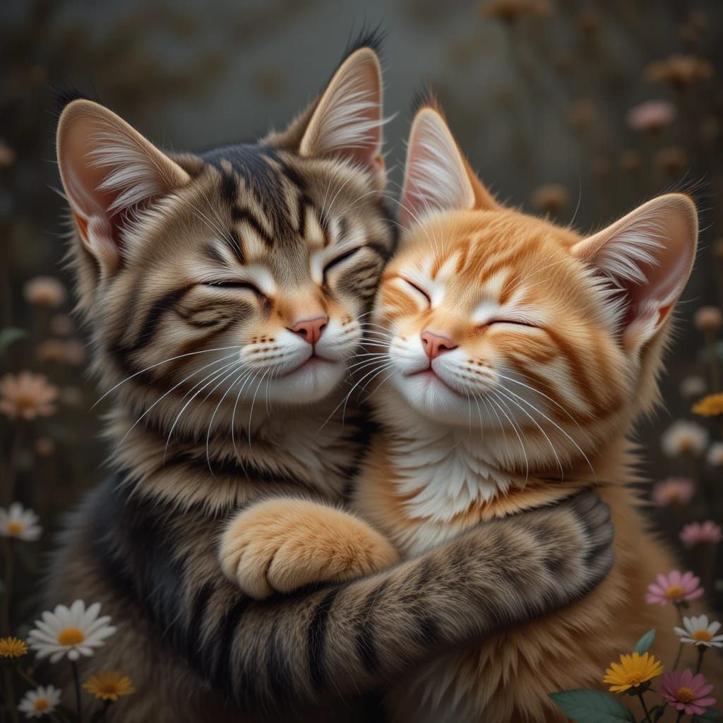 The Big Hug Cats 😸😸😸