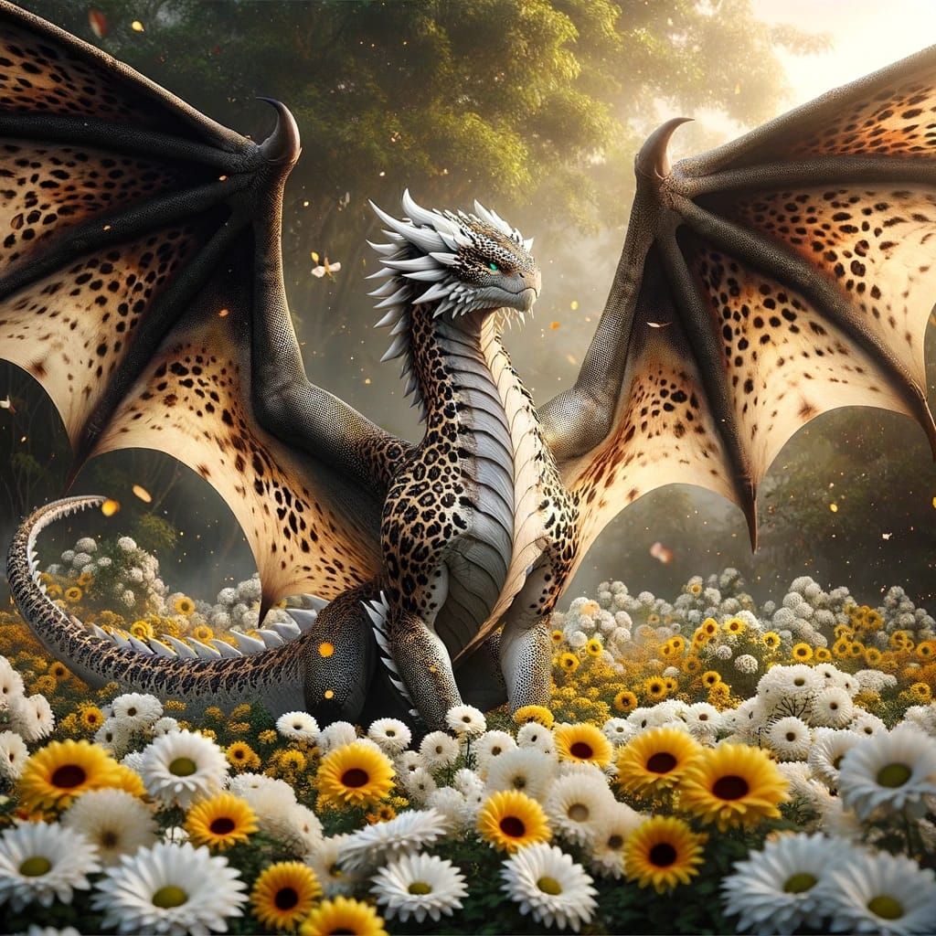 Adult Leopard Dragon - AI Generated Artwork - NightCafe Creator