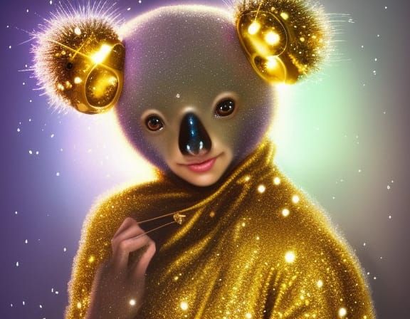 Glitter koala XeX