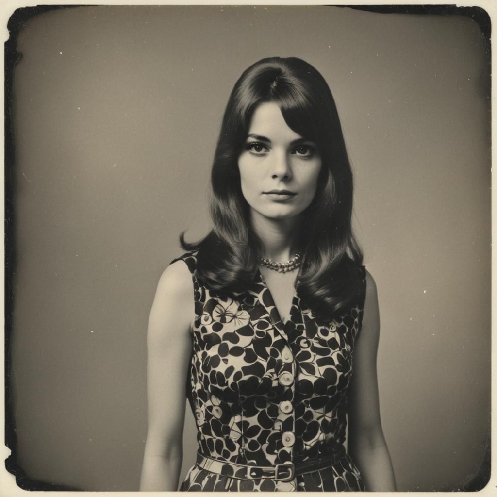 vintage Polaroid photo of your mom!  by @Bubble Tea