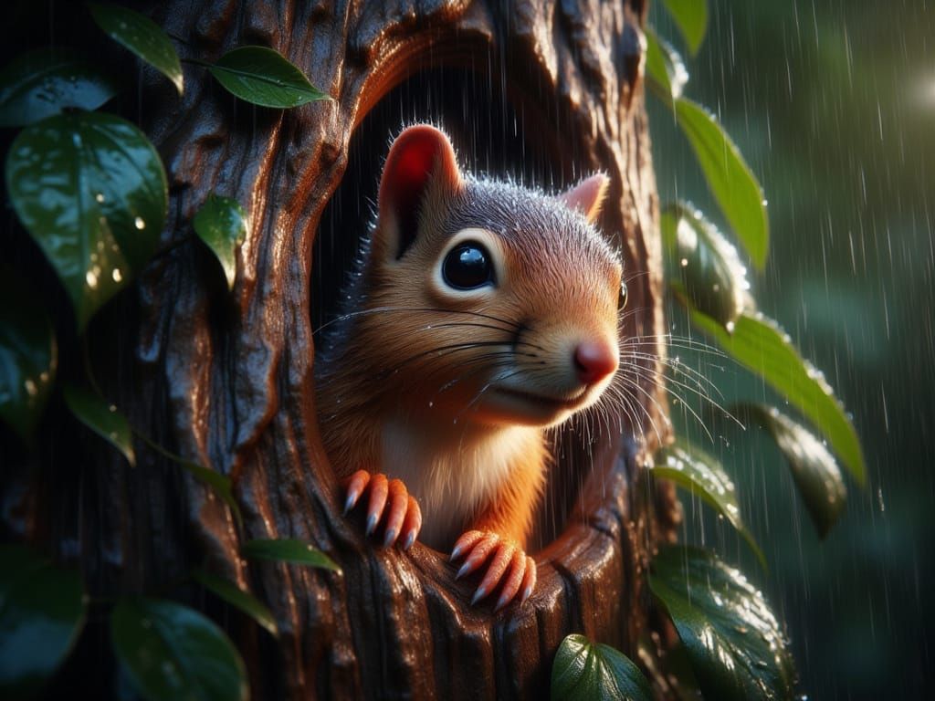 FiosAnimalsInTheRain