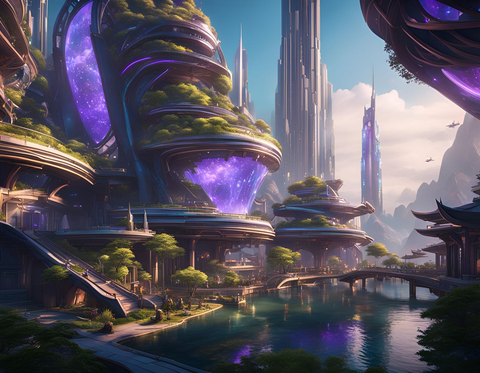 Utopia World  by @Lunarelle