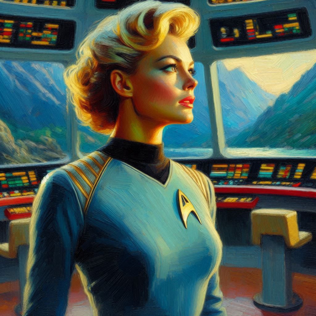 "Women of Star Fleet" Oil