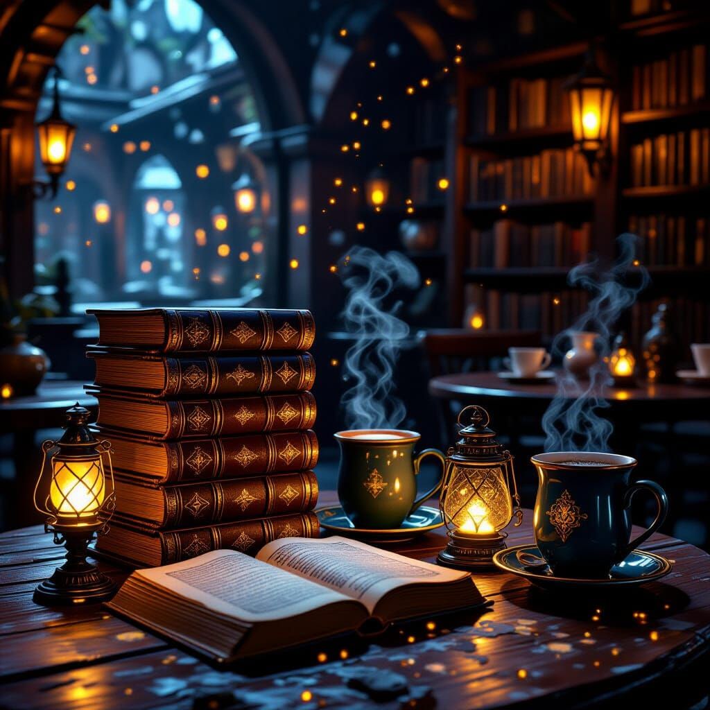 Enchanting Cafe  by @Helix