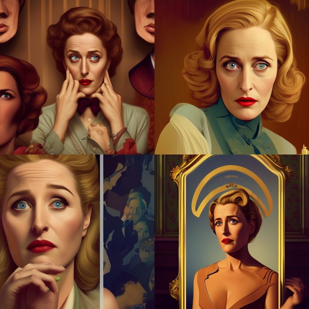 Wes Anderson's Cluedo | Mrs Peacock - AI Generated Artwork - NightCafe ...