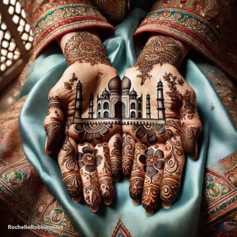 Taj Mahal - Henna Art