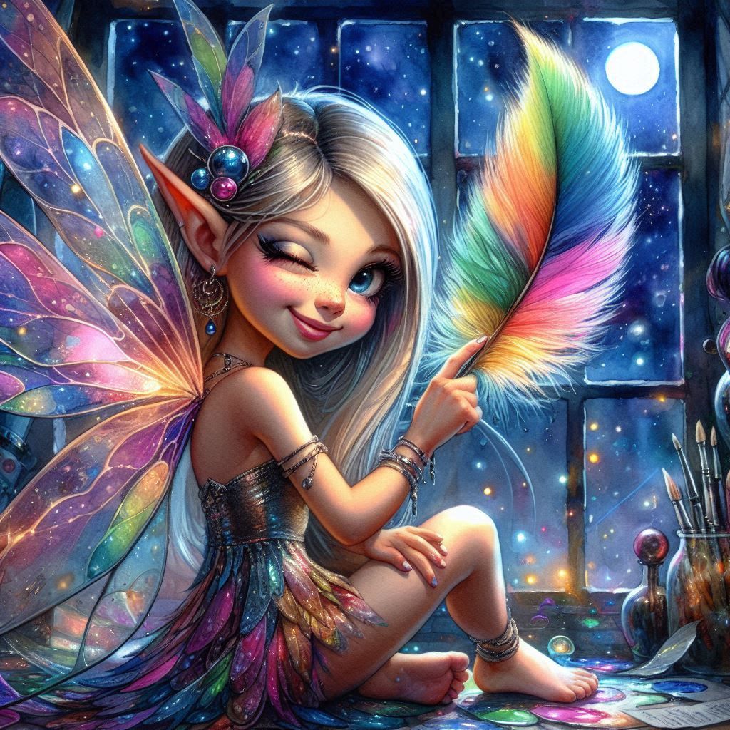 Mischievous Fairy loves Tickling