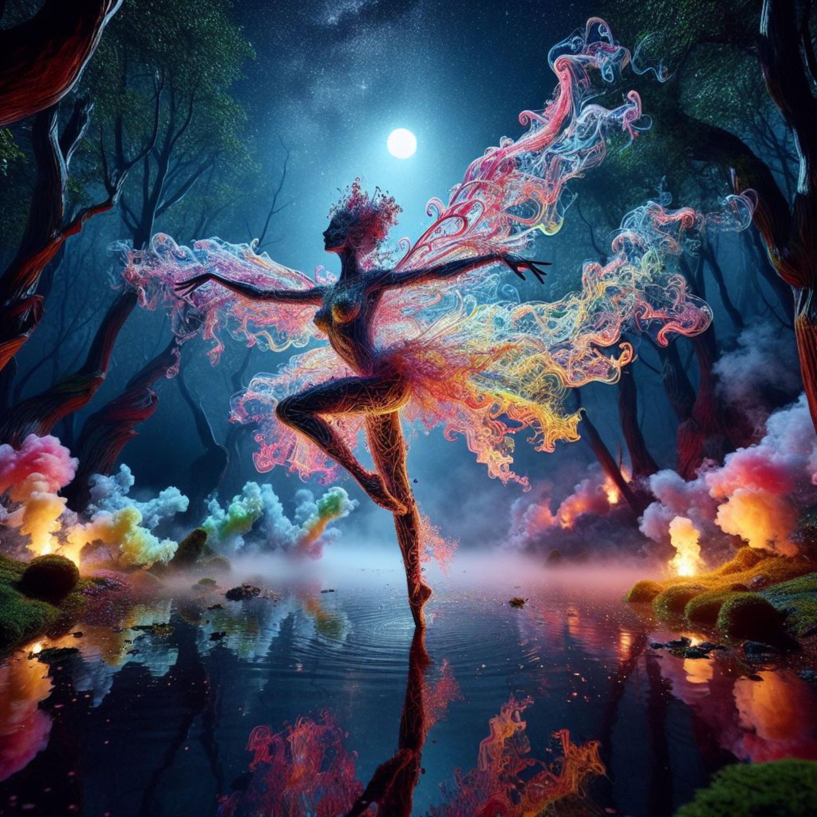 Moonlit ballet