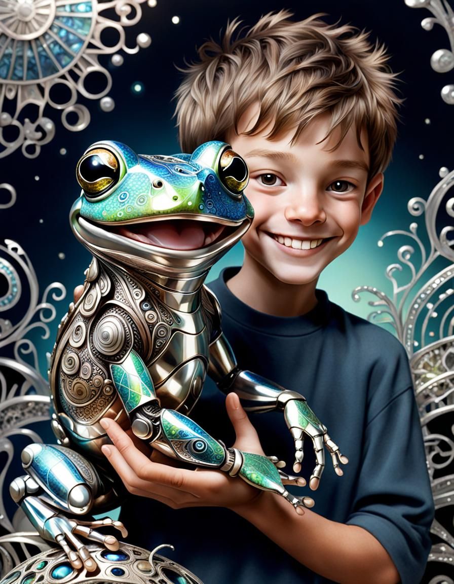 Meet Ribbot, my cyborg frog