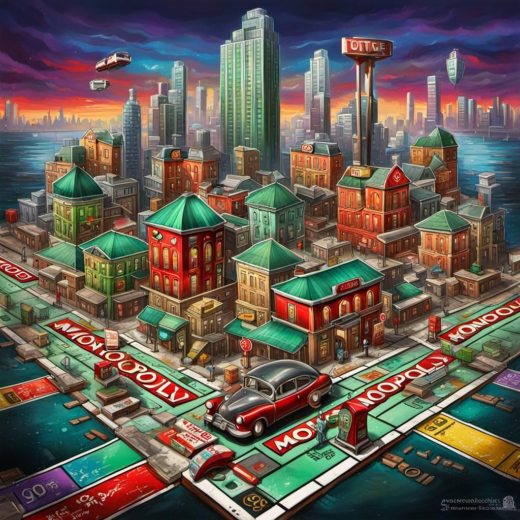 “Monopoly Metropolis: The Game of Fortune”  by @cbprince