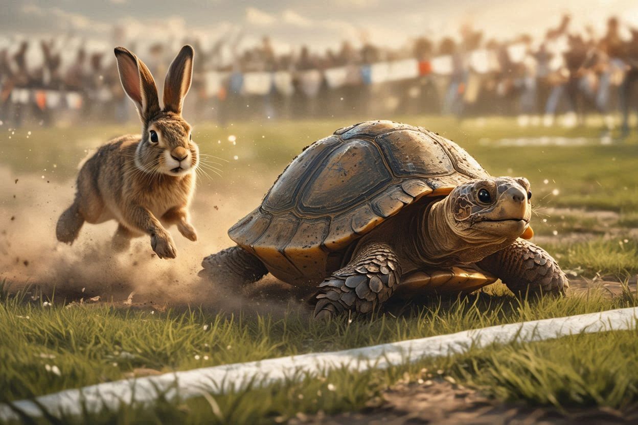 Turtle and Hare racing