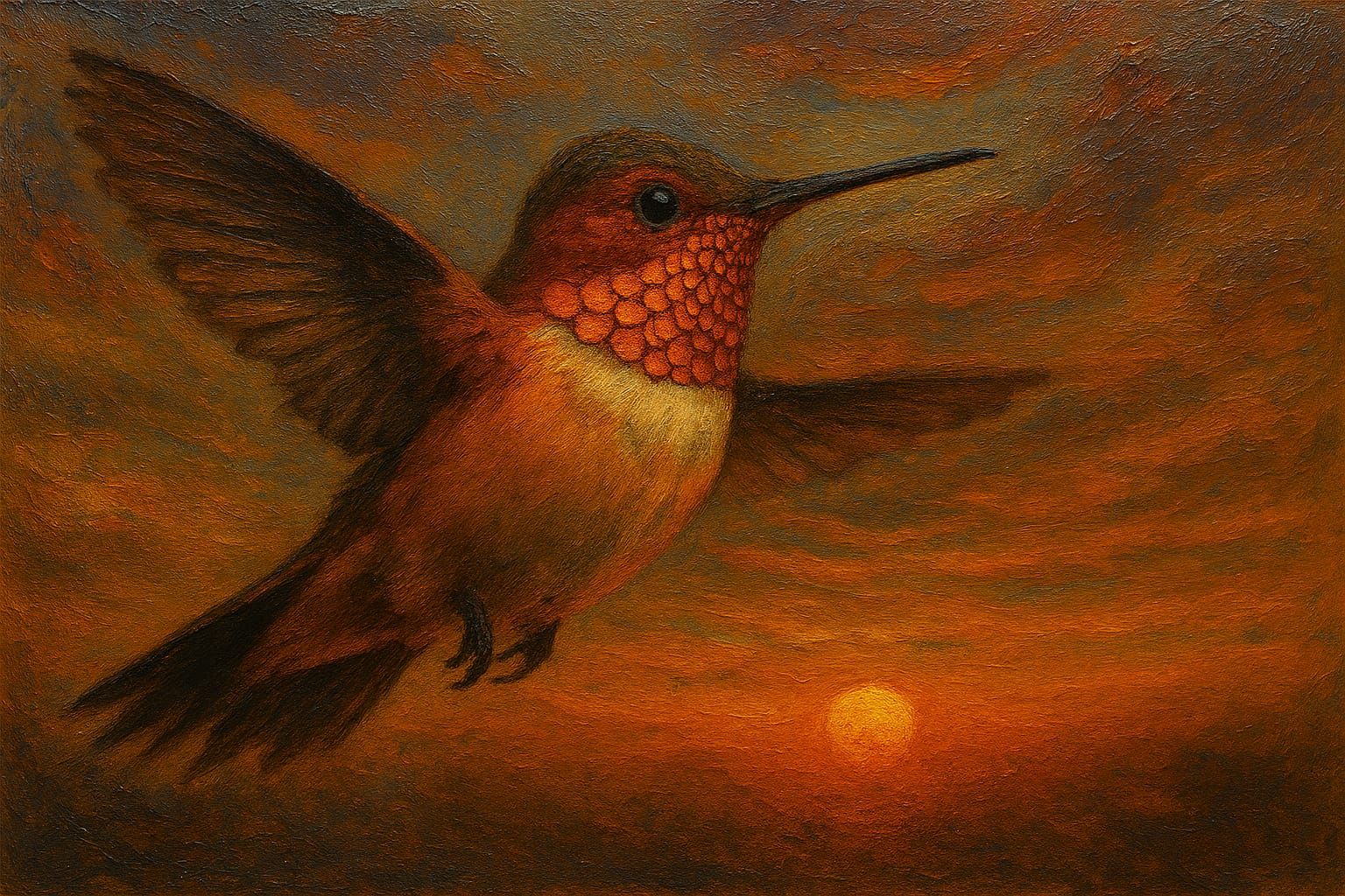 Sunset Hummingbird